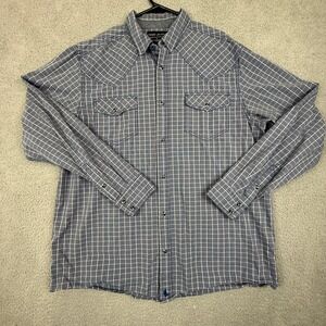 Cody James XL Authentic Western‎ Plaid Button Down Long Sleeve Cowboy Shirt